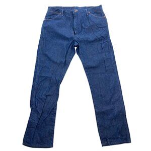 Wrangler Men's Dark Wash Cotton Denim Jeans Size 40x32